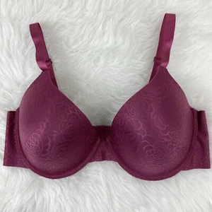 Prima Valentina Damen T-Shirt BH Gr. 40 D rosa geblümt rose leicht gefüttert  - Bild 1 von 6