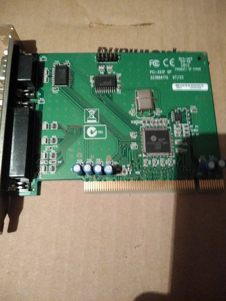 HP PCI-2S1P Serial DB-9 Parallel DB-25 Adapter PCI Interface Card - Image 1 of 1