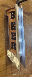 BEER ON TAP Vintage LED Double-Sided Marquee Sign NEW - Picture 1 of 3