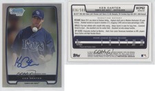 2012 Bowman Chrome Prospects Auto Refractor /500 Kes Carter #BCP62 Auto