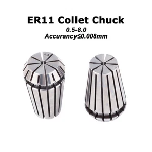 ER11 Spannzangenfutter AA 0,8-8mm Genauigkeit 0,008 Halterung Werkzeug Fräser Fräser Werkzeug - Bild 1 von 6
