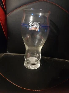 EIN Samuel Adams Pint Bierglas konisch geriffelt Deckel Sei stolz auf dein Bier - Bild 1 von 3