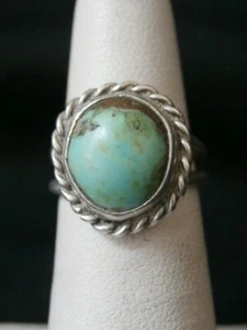 Stunning Vintage Sterling Silver Turquoise Southwestern Ring. Make Offer #2045 - Picture 1 of 6