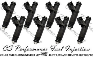 4 HOLE NOZZLE UPGRADE GENUINE SIEMENS FUEL INJECTOR SET (8) for 00-03 Jeep 5.2