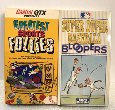 Greatest Sports Follies And Sports Illustrated Bloopers MLB 1989 Castrol GTX - Image 1 of 4
