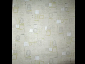 1 ROULEAU DE PAPIER PEINT ANCIEN TAPISSERIE MURALE-D'ÉPOQUE ANNÉE 1950-N°284 - Imagen 1 de 7