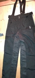 Thermo Reithose Steets, schwarz, Gr. 36/38, Leuchtbisen, gebraucht, gut erhalten - Bild 1 von 4