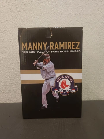 Manny Ramirez Boston Red Sox Hall Of Fame 2020  SGA Giveaway Bobblehead MLB NIB Cover