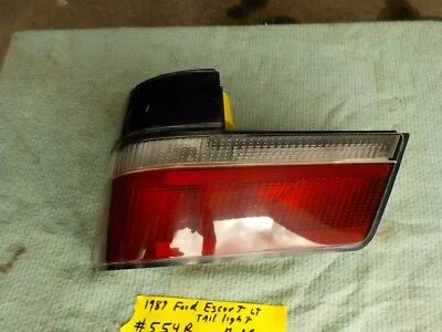 1989 ford escort left tail light taillight taillamp lamp brake 554b b16  - Image 1 of 4
