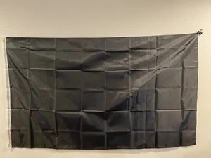 3x5 Fuß SCHWARZ Einfarbig Leere Einfache Flagge 100D Polyester-Neu, Bx12, 16 - Bild 1 von 1
