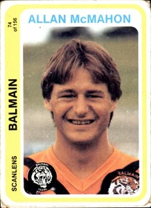 1979 Scanlens Rugby League Card BALMAIN TIGERS - 74 ALLAN MCMAHON - Picture 1 of 2