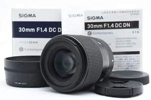 🎦【TOP MINT in Box】 SIGMA 30mm F/1.4 DC DN Contemporary (for SONY E) APS-C JAPAN - Imagen 1 de 16