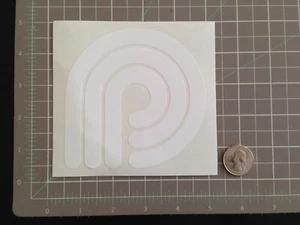 Powell Peralta Skateboard Sticker Triple P Logo Die-cut White - Picture 1 of 1