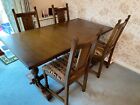 Old Charm 5 ft Dining Table and 4 Chairs