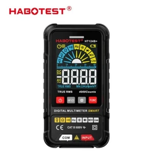 HABOTEST HT124B+ Multímetro Digital Amplificador Ohmímetro Voltio CA CC Probador Medidor - Imagen 1 de 15