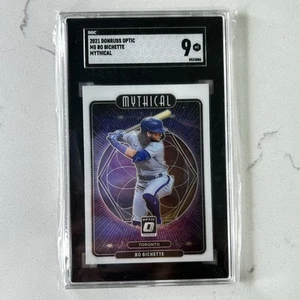2021 Donruss Optic Mythical Bo Bichette #M5 CGC 9 Graded Baseball Card Blue - Picture 1 of 4