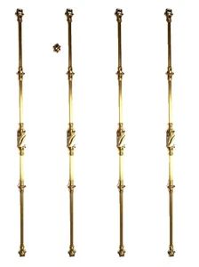 4 quality Sets CREMONE solid Rustic hand made brass Heavy French turn Bolt 110 " - Picture 1 of 22