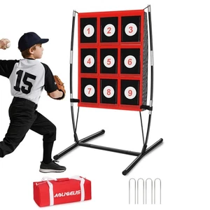 Baseball & Softball Pitching Net, 9 Pocket Baseball und Softball Pitching Stri... - Bild 1 von 7