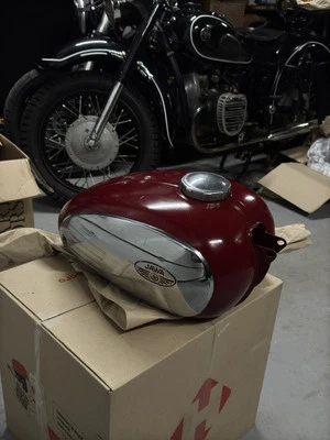 TANQUE DE COMBUSTÍVEL ORIGINAL JAWA Cz 350 360 tanque de combustível tanque de combustível raro - Imagem 1 de 4