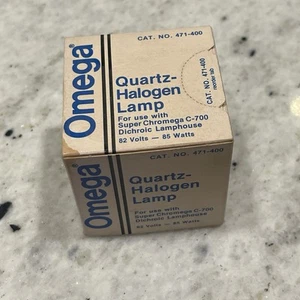 Vintage Omega Quartz Halogen Lamp 471-400 Light For Super Chrome C-700 - Picture 1 of 6