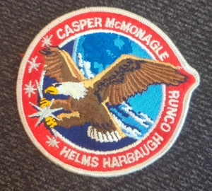 NASA PATCH SPACE SHUTTLE CASPER MCMONAGLE RUNCO HELMS HARBAUGH - Bild 1 von 3