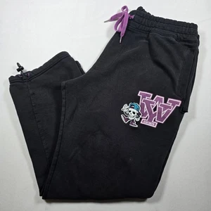 Vintage Ecko Unltd Sweatpants Mens XL Black Purple Y2K Smoking Skull - Picture 1 of 15