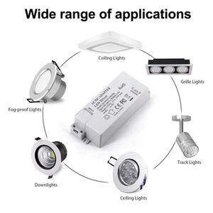 Switching Power Supply DC 12V 2.5A 30W Dimmable Light Transformer For LED Strip - Picture 1 of 10