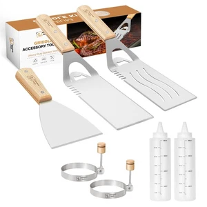 Double Two - Grillplatte Zubehör Kit, Grillplatte Spatel Werkzeuge Set, Flat Top - Bild 1 von 7