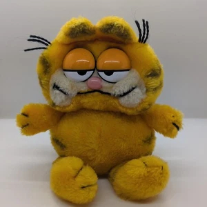 Garfield die Katze Plüsch 1978-1981 Fun Farm 10 Zoll Vintage Stofftier gewichteter Hintern - Bild 1 von 9
