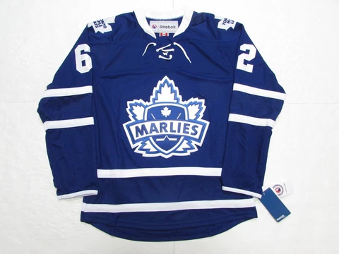 WILLIAM NYLANDER TORONTO MARLIES BLUE AHL REEBOK PREMIER HOCKEY JERSEY Cover