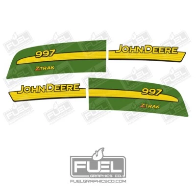 AFTERMARKET 997 Ztrak Lawn Tractor Premium Vinyl Decal Set - Zero Turn