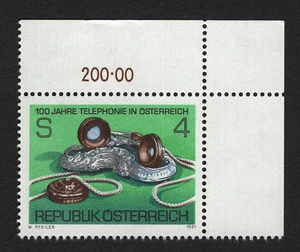 OPC 1981 Austria Telephone Service Centenary Margin Sc#1179 MNH 33404 - Picture 1 of 1