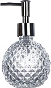 8 Unzen Klar Seifenspender Glas Vintage und Elegant Lotion Seifenspender Ha - Bild 1 von 12