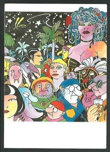 Altan : L'autore e il fumetto cartolina anni '80 - in ottime condizioni - Picture 1 of 1