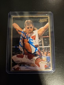 1994 WWF Action Packed Wrestling Card Shawn Michael's Autograph card