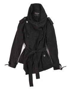 Damen All Saints Saredon klassischer Wollmantel/Jacke mit Gürtel Größe M/UK12 - Bild 1 von 6