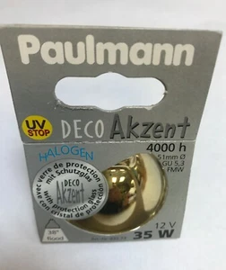 Paulmann Halogen Lamp Deco Accent Gold 12V 35W Flood 38º GU5.3 Art. No.: 832.73 - Picture 1 of 3