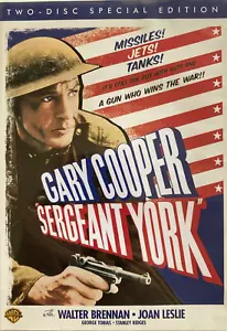 Sergeant York DVD Gary Cooper (Region 1, 2006, 2 Disc Set) Free Post - Picture 1 of 2