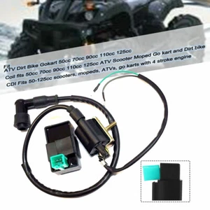1x Ignition Coil CDI For 50cc 70cc 90cc 110cc 125cc ATV Go kart Dirt Bike Engine - Picture 1 of 6