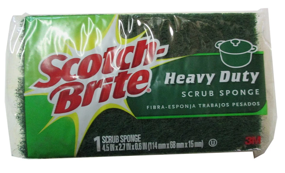 3M Scotch-brite Heavy Duty Kitchen Scrub Sponge 425