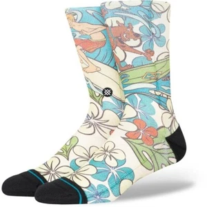 NEW Stance Casual Scooby-Doo Surfs Up Shaggy Poly Crew Socks Medium Large - Picture 1 of 3