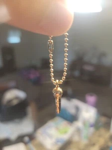Nike Air Hang Tag Microphone Gold 50 Years Rap Max Rare X Jordan OG Rare Retro X - Picture 1 of 3