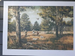 Robert Abbett "RIVERVIEW QUAIL" Firmato Edizione Limitata/ 750- 1981 27' x 18" - Foto 1 di 10