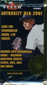 Packung 2001 Fleer Authority Baseball versiegelt (kostenloser Versand) - Bild 1 von 1