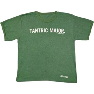 Molson Graphic T-Shirt "Tantric Major" It Starts Here Green Men's Large Retro - Picture 1 of 4