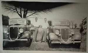 Foto De Colección Años 30 Olds Guys Guapos Penn Matrícula Sombra Negra Nube - Imagen 1 de 2