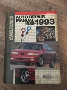 Chilton's Auto Repair Manual 1989-1993 (American Cars) - Picture 1 of 4