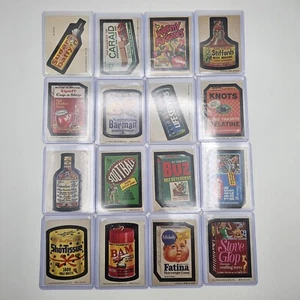 Topps Vintage Wacky Packages Karten Lot 16. Wacky Packs. Siehe Fotos. Hellbrauner Rücken. - Bild 1 von 10