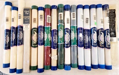 NIP Charles Craft Cross Stitch Fabric Lot of 17 Rolls 14 & 18 Count Aida - Image 1 of 4