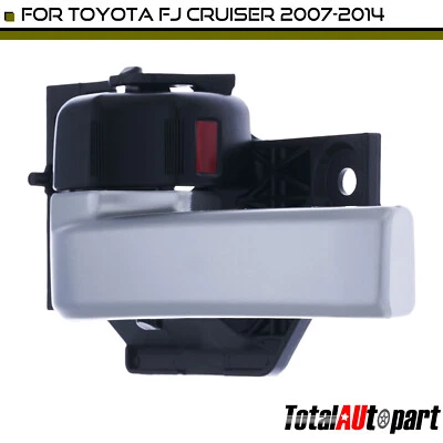 Manija de puerta interior plateada pintada para conductor delantero Toyota FJ Cruiser 2007-2014 Foto 1 de 4